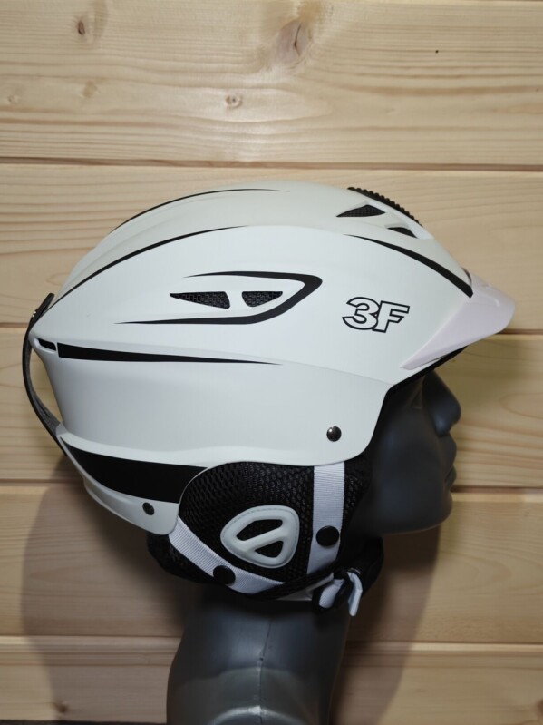 PRILBA 3F VISION HELMET MATTE WHITE 55-58CM